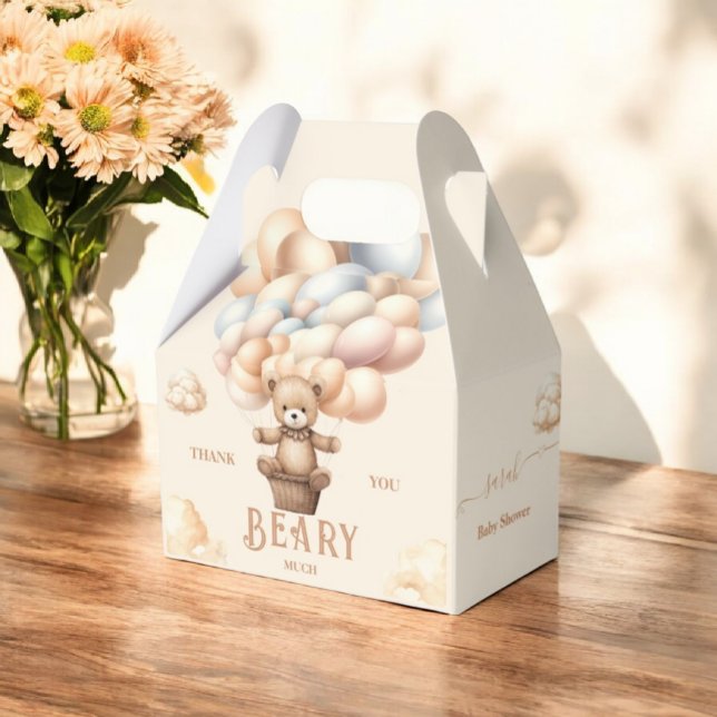 Caja Para Regalos Bearly Wait Sexo Neutral Teddy Bear Globos (Subido por el creador)