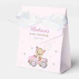 Caja Para Regalos Bearly Wait Teddy Bear Chica rosa Baby Shower