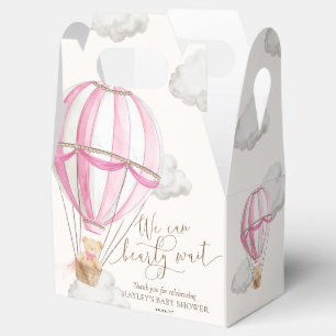 Caja Para Regalos Bearly Wait Teddy Bear Hot Air Balloon Baby Shower