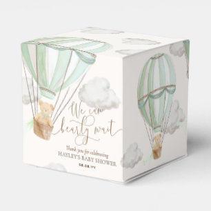 Caja Para Regalos Bearly Wait Teddy Bear Hot Air Balloon Baby Shower