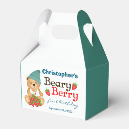 Caja Para Regalos Beary Berry Primer cumpleaños Cute Kid Strawberrie