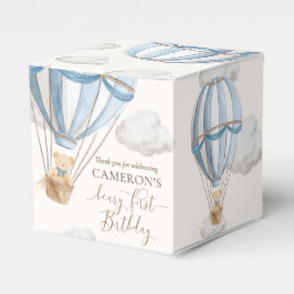 Caja Para Regalos Beary First Teddy Bear Hot Air Balloon Birday