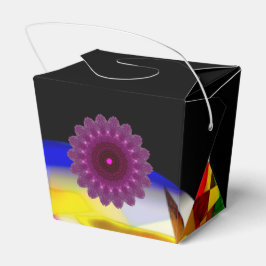 Caja Para Regalos BEAUTIFUL_GIFT_BLACK_ROSA_PINK_kaleidoscope Toma