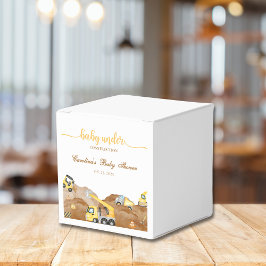 Caja Para Regalos Bebé acuático en construcción