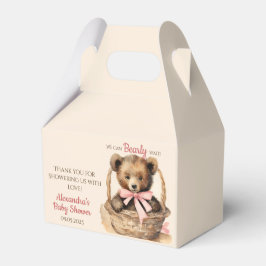 Caja Para Regalos Bebé Bear Bearly Wait Chicas Baby Shower