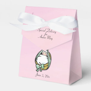 Caja Para Regalos Bebé Chica ducha linda y diversión