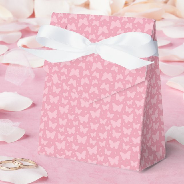 Caja Para Regalos Bebé Chica Rosa (Boda)
