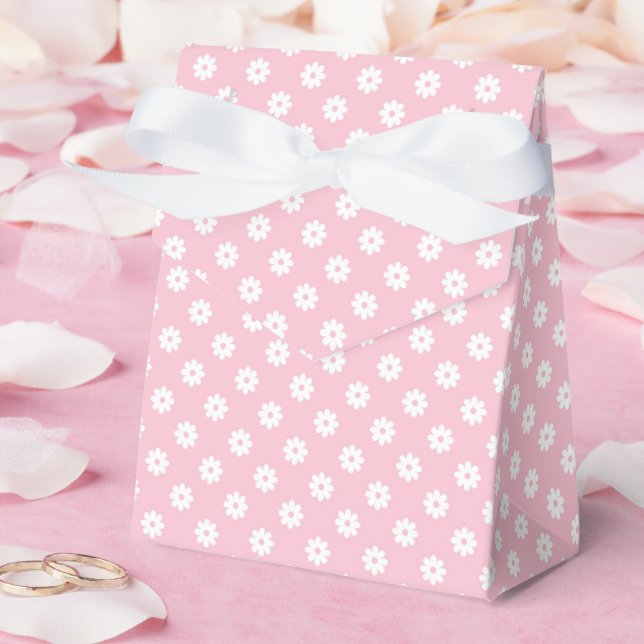 Caja Para Regalos Bebé Chica Rosa (Boda)