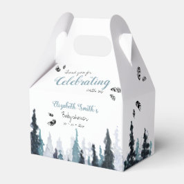 Caja Para Regalos Bebé Chico de aventura rustica