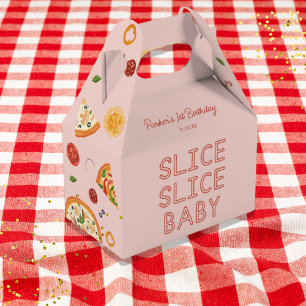 Caja Para Regalos Bebé de rebanada moderna Primer cumpleaños