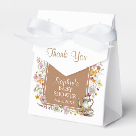 Caja Para Regalos Bebé En Bloom Boho Tea Fiesta Baby Shower