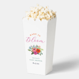 Caja Para Regalos Bebé en un Baby Shower floral brillante en flor