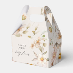 Caja Para Regalos Bebé en una ducha de bebé florida