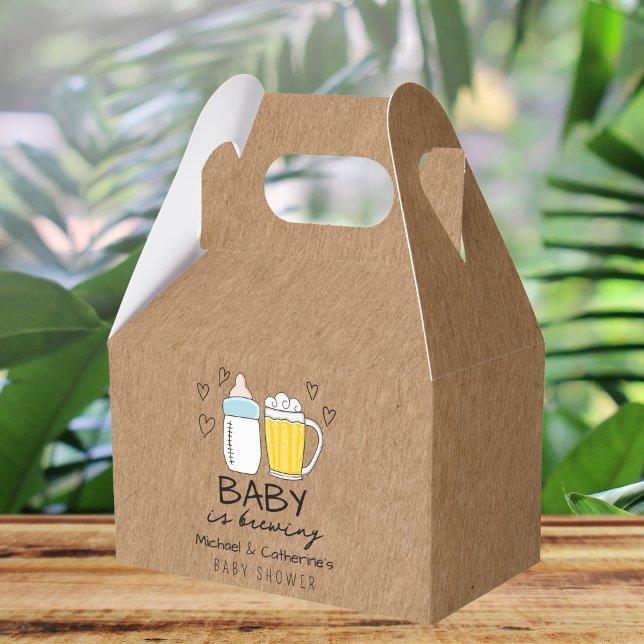 Caja Para Regalos Bebé está preparando Baby Shower de vidrio de cerv (Subido por el creador)