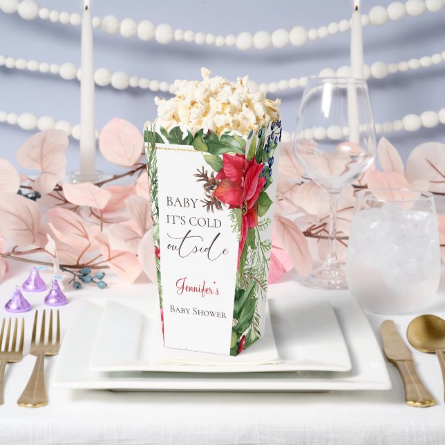 Caja Para Regalos Bebé, frío fuera del Baby Shower invernal (Boda)