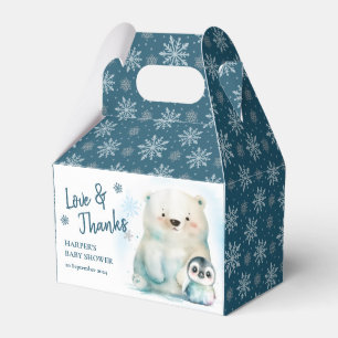 Caja Para Regalos Bebé hace frío afuera