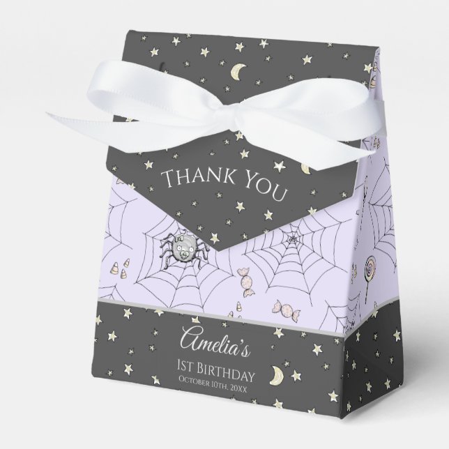 Caja Para Regalos Bebé lindo Bats Halloween y Caída (Front Side)