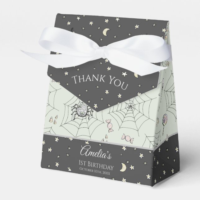 Caja Para Regalos Bebé lindo Bats Halloween y Caída (Front Side)