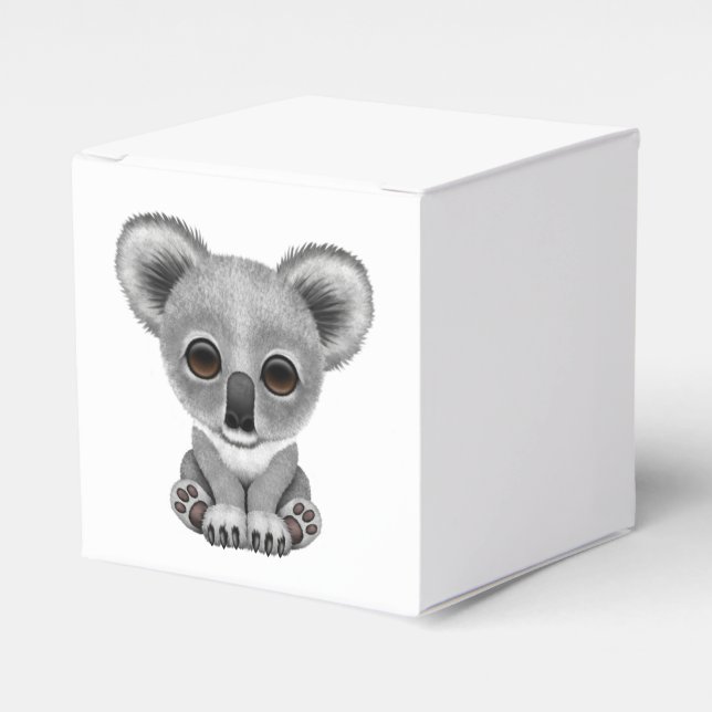 Caja Para Regalos Bebé lindo Koala (Costado Anverso)