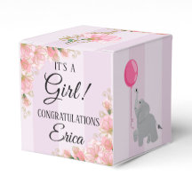Bebé niña Shower 2"w x 2"l x 2"h