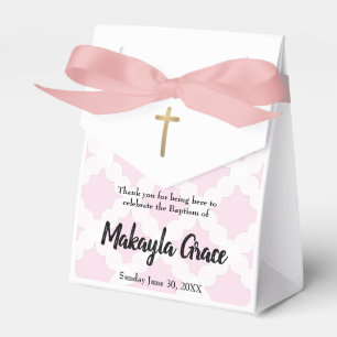 Caja Para Regalos Bebé niñas bautizado con forma personalizada Graci