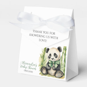 Caja Para Regalos Bebé Panda Bear Sexo Neutral Baby Shower