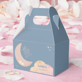 Caja Para Regalos Bebé soñado sobre la luna
