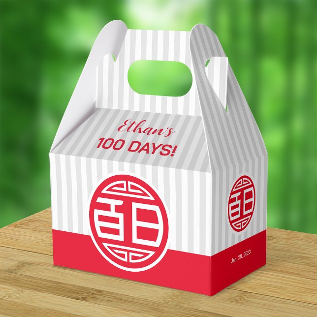 Caja Para Regalos Bebé tradicional chino 100 días 百 日 (Subido por el creador)