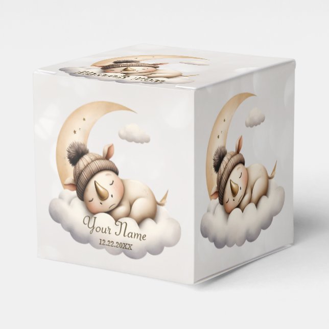 Caja Para Regalos Bebés con duelo lindo Fiesta (Costado Anverso)