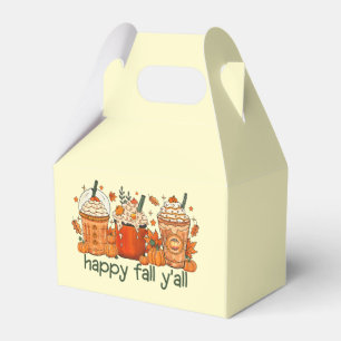 Caja Para Regalos Bebidas Caídas Con Cream Happy Fall Yall