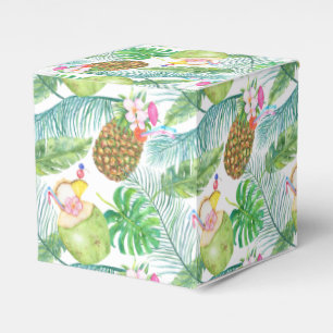 Caja Para Regalos Bebidas de Frutas Tropicales Favor Boxes
