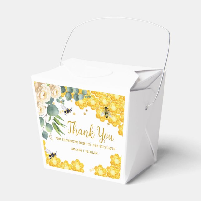 Caja Para Regalos Bee Baby Shower (Front Side)