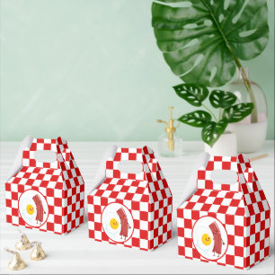 Caja Para Regalos beicon de huevo lindo Desayuno fiesta o mesa