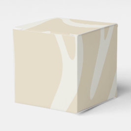 Caja Para Regalos Beige Cream Simple Organic Pattern Classic