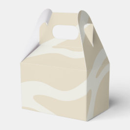 Caja Para Regalos Beige Cream Simple Organic Pattern Gable
