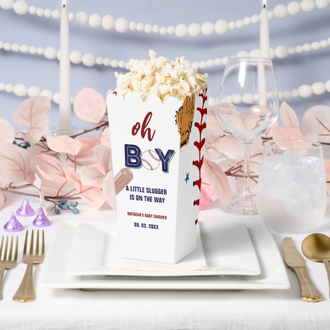 Caja Para Regalos Béisbol Deportivo Pequeño chico fanático Baby Show (Boda)