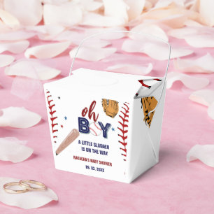 Caja Para Regalos Béisbol Deportivo Pequeño chico fanático Baby Show