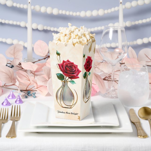 Caja Para Regalos "Belleza de flores solitarias" (Boda)