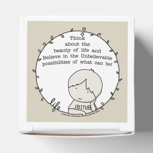 Caja Para Regalos Belleza de la vida (Parte superior)