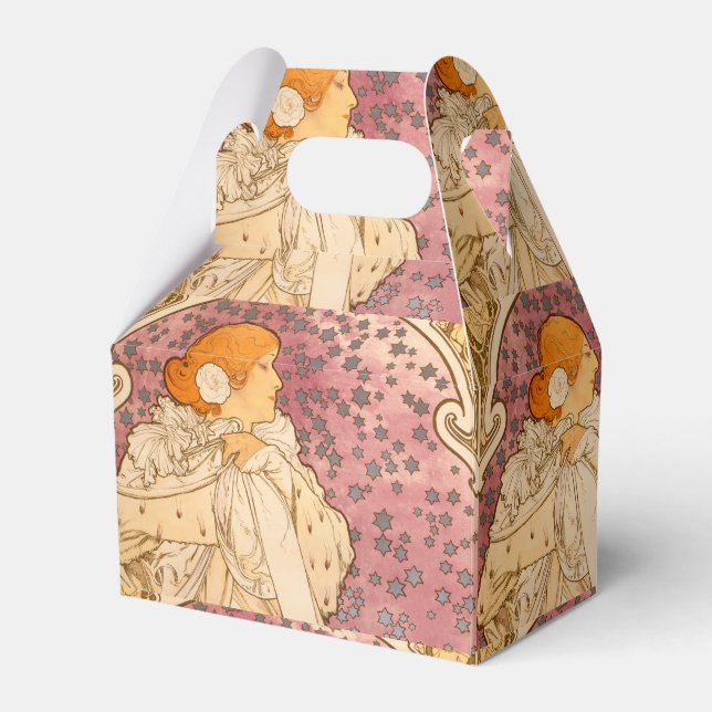 Caja Para Regalos Belleza de mujer mucha Art Nouveau (Front Side)