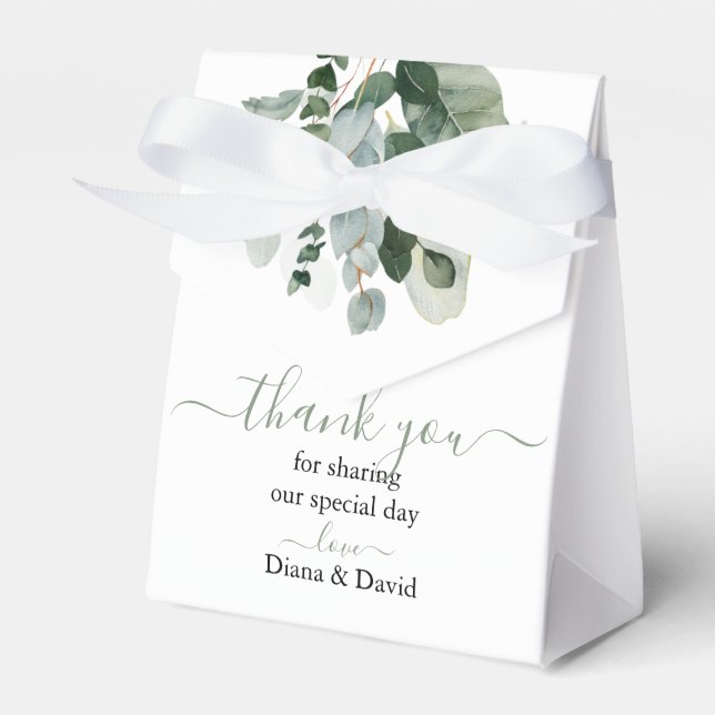 Caja Para Regalos BELLEZA DE PRIMAVERA Boda DE VERDURAS BOTÁNICAS (Front Side)