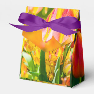 Caja Para Regalos Belleza encantadora de los tulipanes