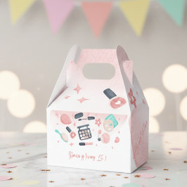 Caja Para Regalos Belleza spa glitz y fiesta de cumpleaños glam