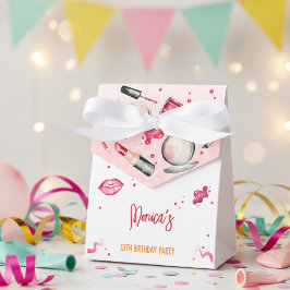 Caja Para Regalos Belleza y maquillaje fiesta de cumpleaños