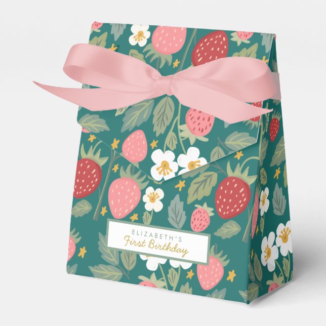 Caja Para Regalos Berry First Strawberry (Front Side)