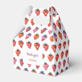 Caja Para Regalos Berry Special Strawberry Birday - White