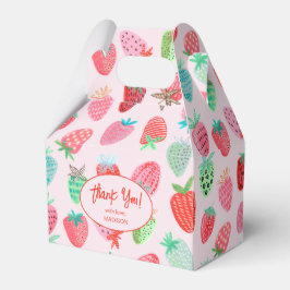 Caja Para Regalos Berry Sweet Baby Shower Strawberry
