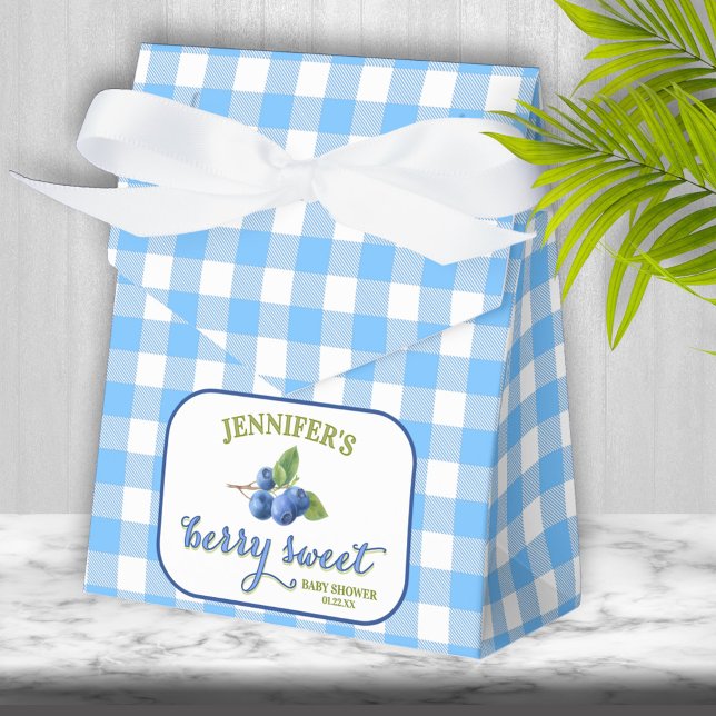 Caja Para Regalos Berry Sweet Blueberry Theme Baby Shower (Subido por el creador)