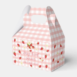 Caja Para Regalos Berry Sweet Strawberry 1st Birthday Party Gift 