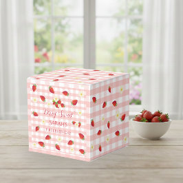 Caja Para Regalos Berry Sweet Strawberry 1st Birthday Party Gift 